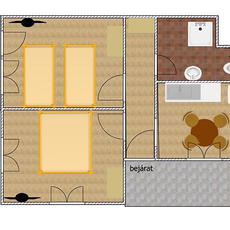 Katalin Apartmanhaz Miskolc Buitenkant foto