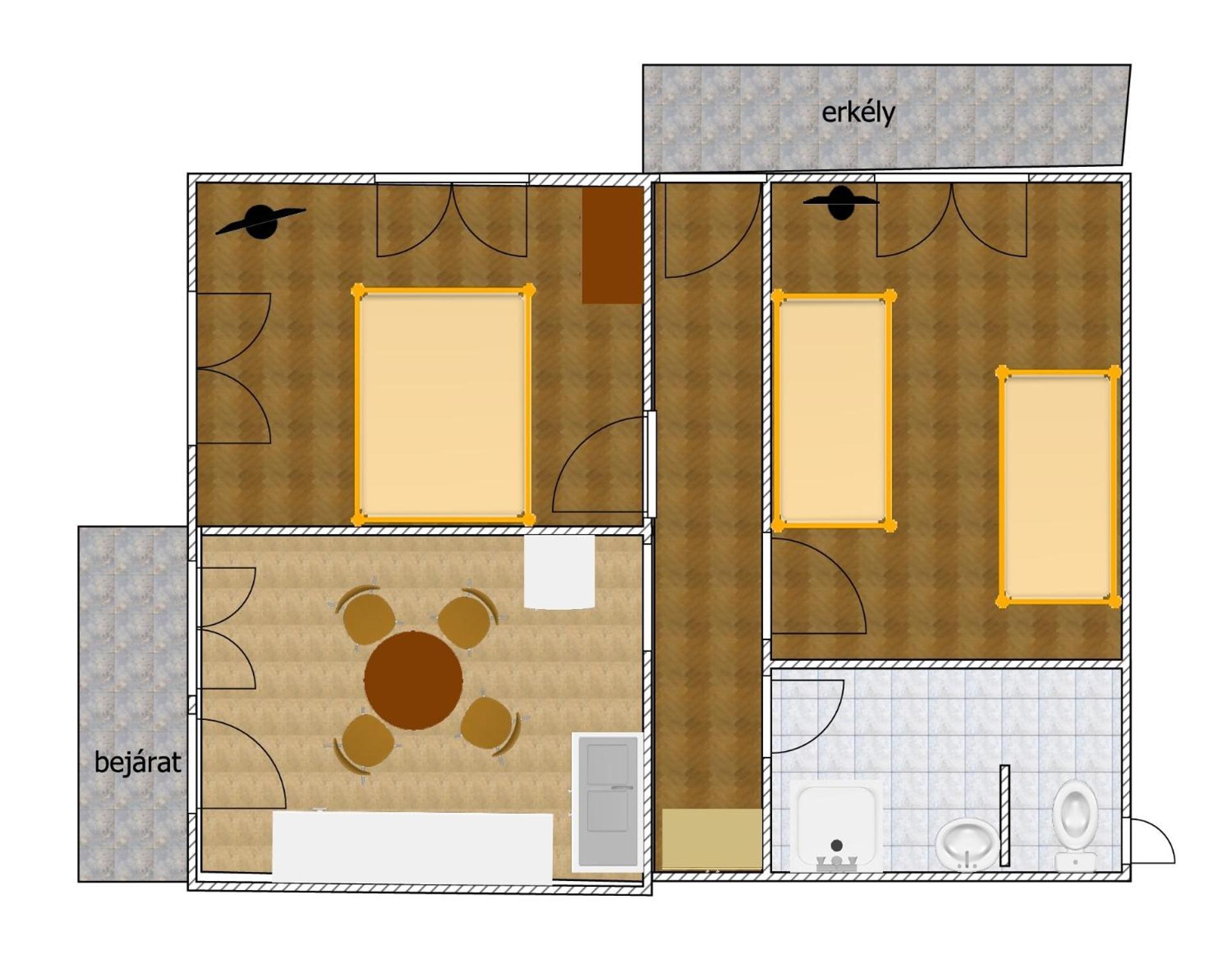 Katalin Apartmanhaz Miskolc Buitenkant foto